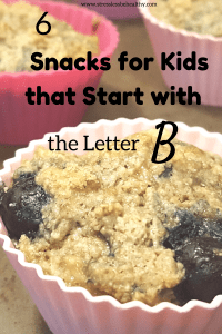 snacks that start with b