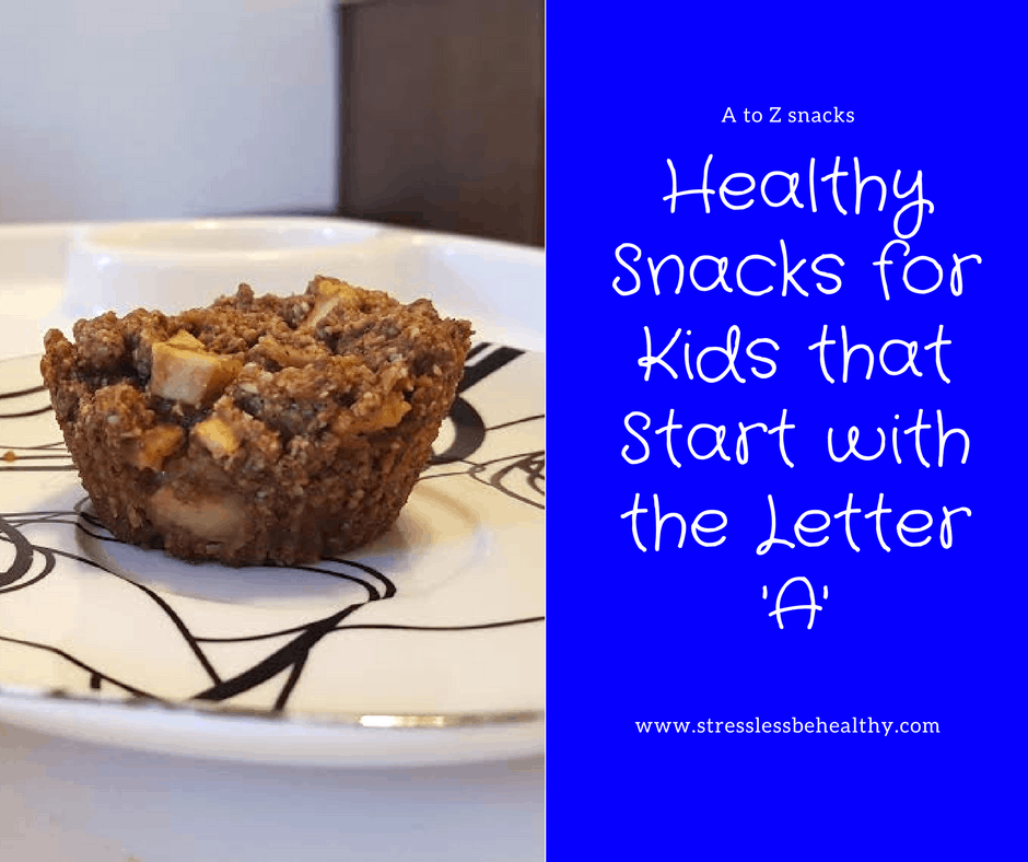 snacks that start with a, letter a snacks, alphabet snacks, snacks for kids, healthy snacks, healthy snacks for kids