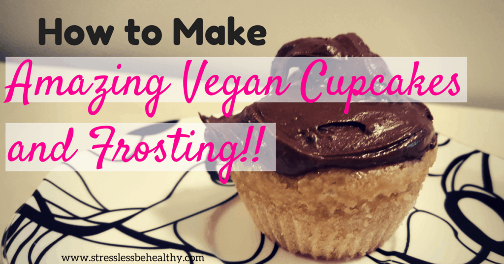 vegan cupcakes and frosting