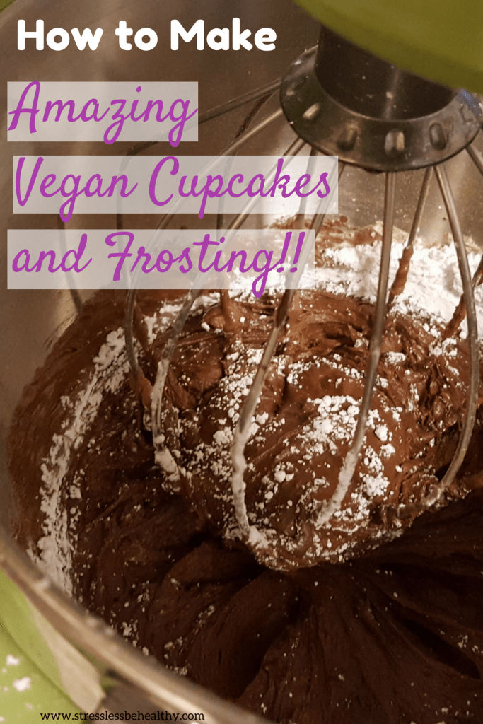 vegan cupcakes and frosting