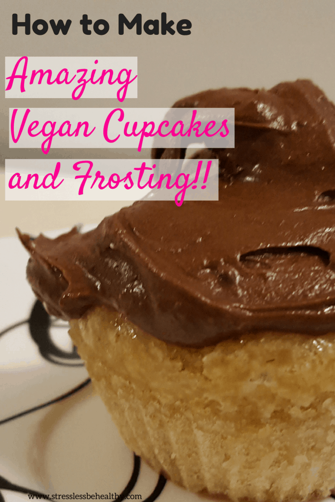 vegan cupcakes and frosting