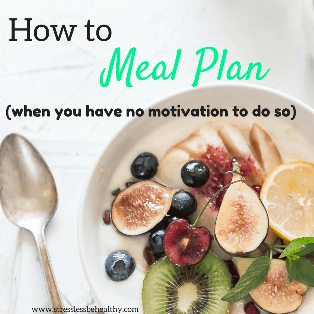 How to Meal Plan