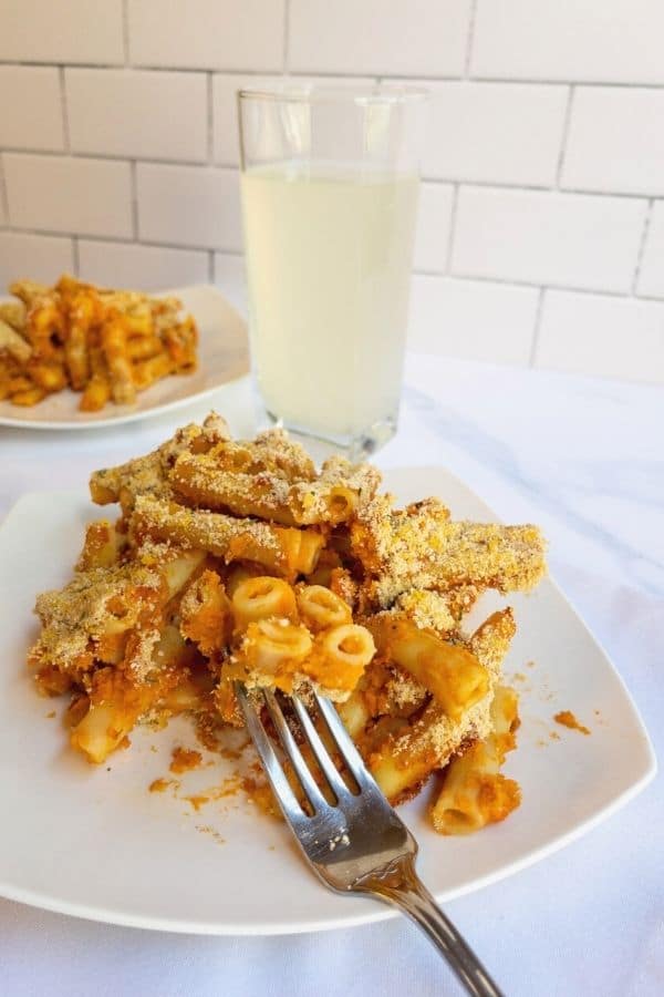 vegan baked ziti no cashews