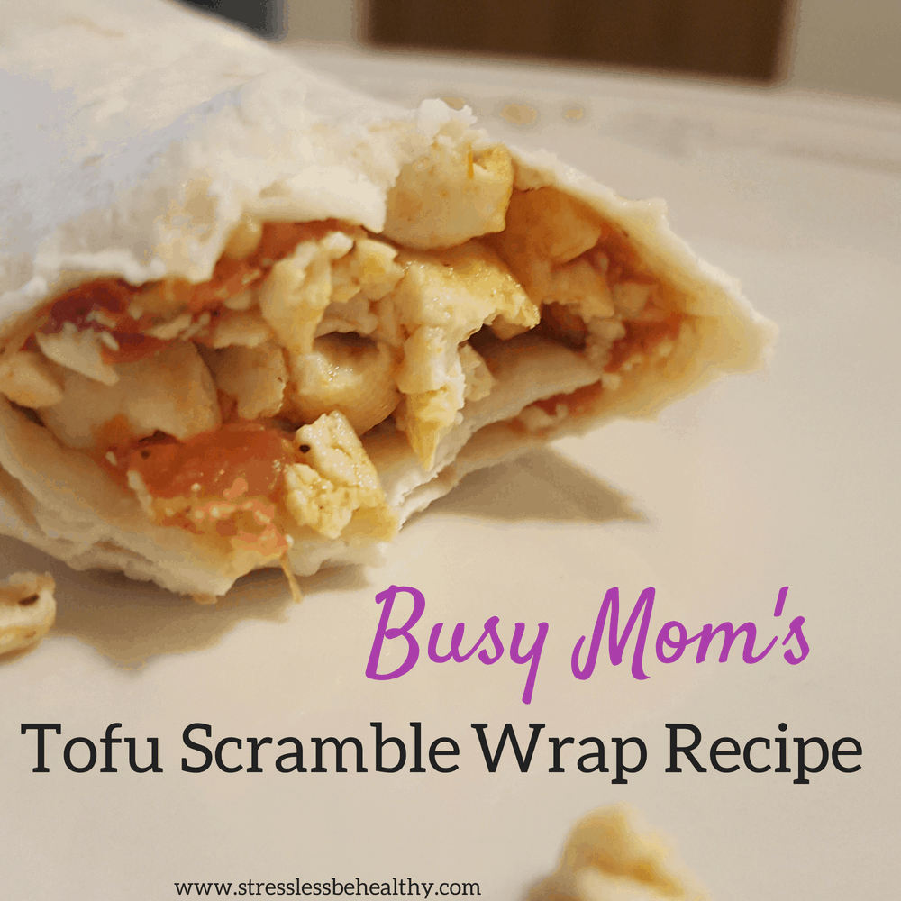 tofu scramble wrap