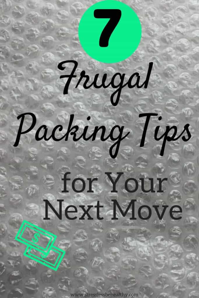 be frugal while packing and moving