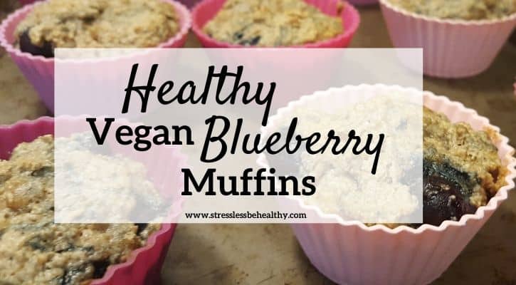 Healthy Vegan Blueberry Muffins