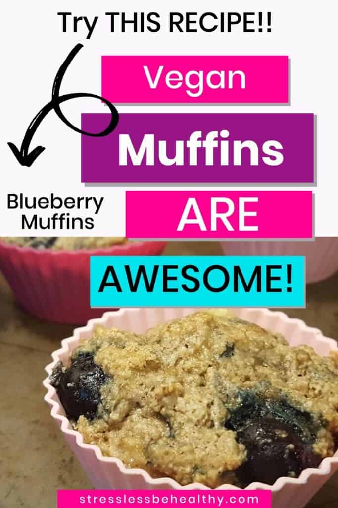 Healthy Vegan Blueberry Muffins