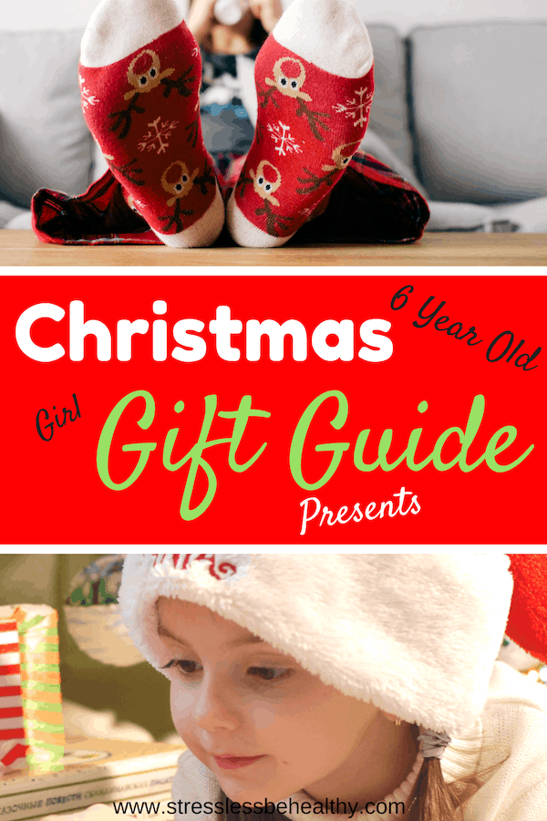 Trying to find perfect gift ideas for 6 year old girls? Look no further, this list was created by a 6 year girl and llimited to the top 10 gift ideas! #giftguide #christmasgifts #christmasgiftideas #girls #stresslessbehealthy