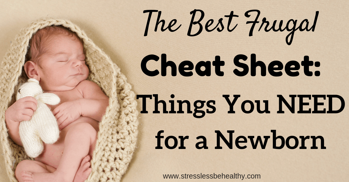 Having a baby, but scared of the cost? You're not alone! Check out this list of things you NEED for a newborn, plus tips from an experienced mom! #newborn #babyproducts #babyregistry #babyneeds #stresslessbehealthy