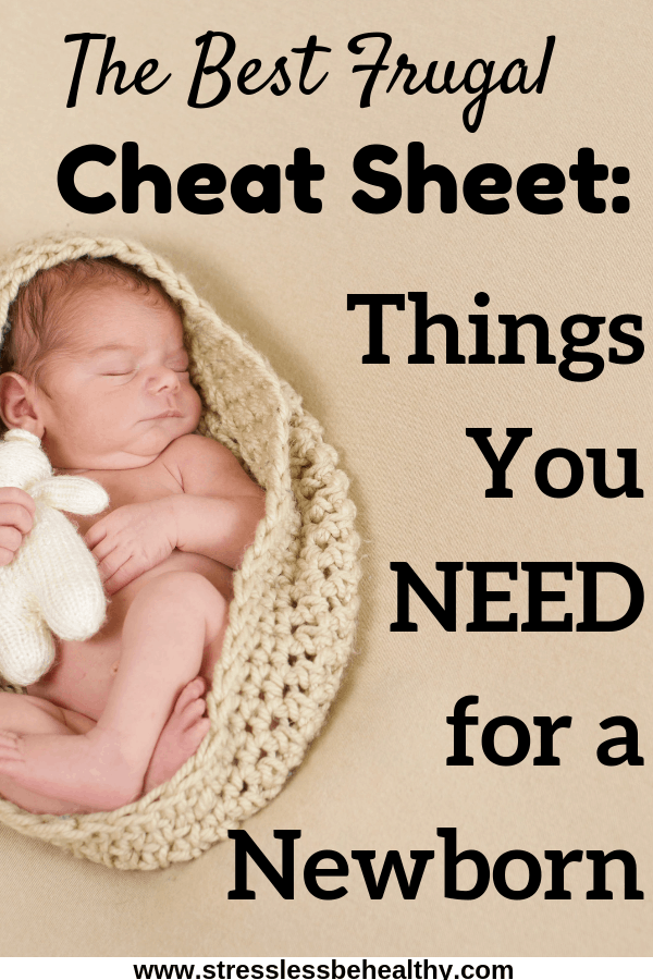 Having a baby, but scared of the cost? You're not alone! Check out this list of things you NEED for a newborn, plus tips from an experienced mom! #newborn #babyproducts #babyregistry #babyneeds #stresslessbehealthy