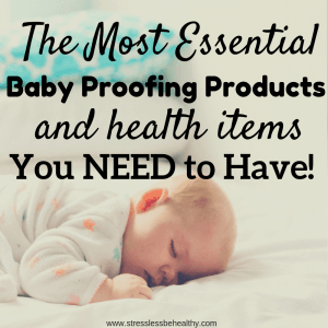Wondering what baby proofing products are actually necesary? Of course outlet covers are, but find out what else is and grab this checklist to make sure you have the essentials!