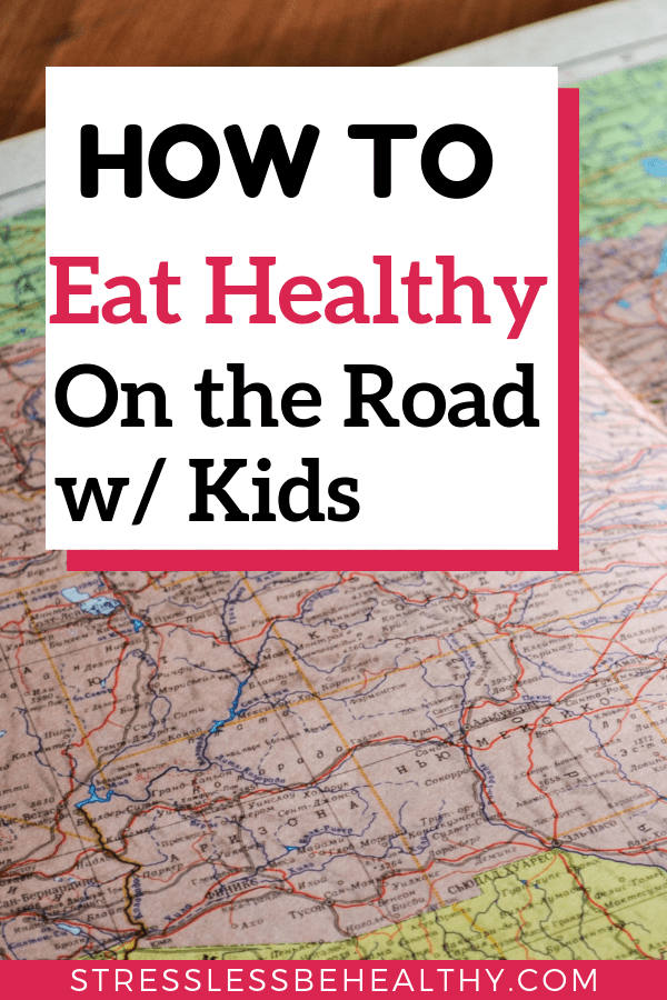 map for a road trip, road trips wit kids, where to eat on a road trip, eating healthy on a road trip