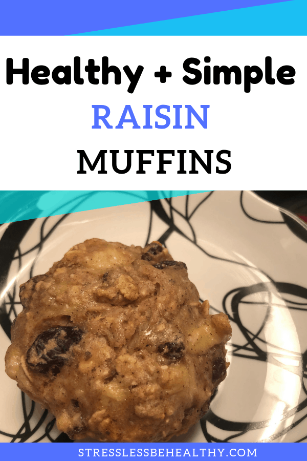 Vegan Banana Raisin Muffins