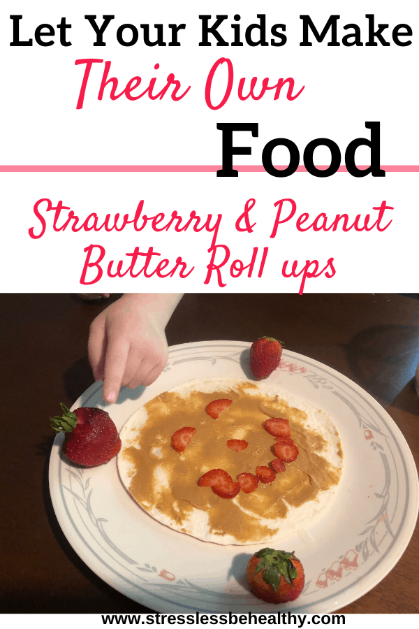 Strawberry And Peanut Butter Roll Ups