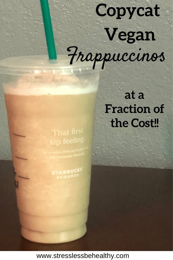 Healthy Homemade Vegan Frappuccino Recipe