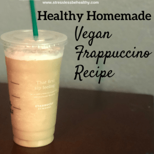 Healthy Homemade Vegan Frappuccino Recipe
