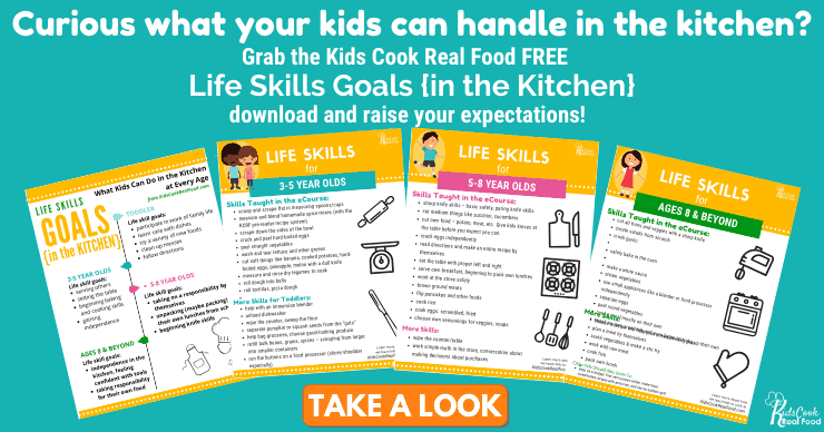 life skills, cooking skills for kids