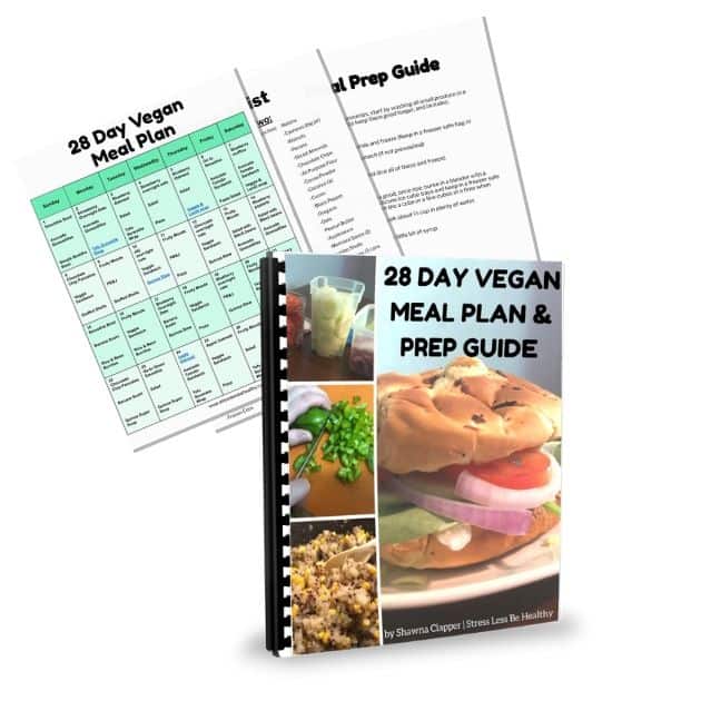 28 day vegan meal plan and prep guide