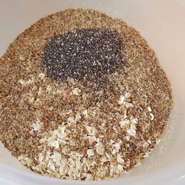 flax meal chia oats