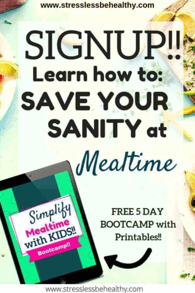 simplify mealtime bootcamp