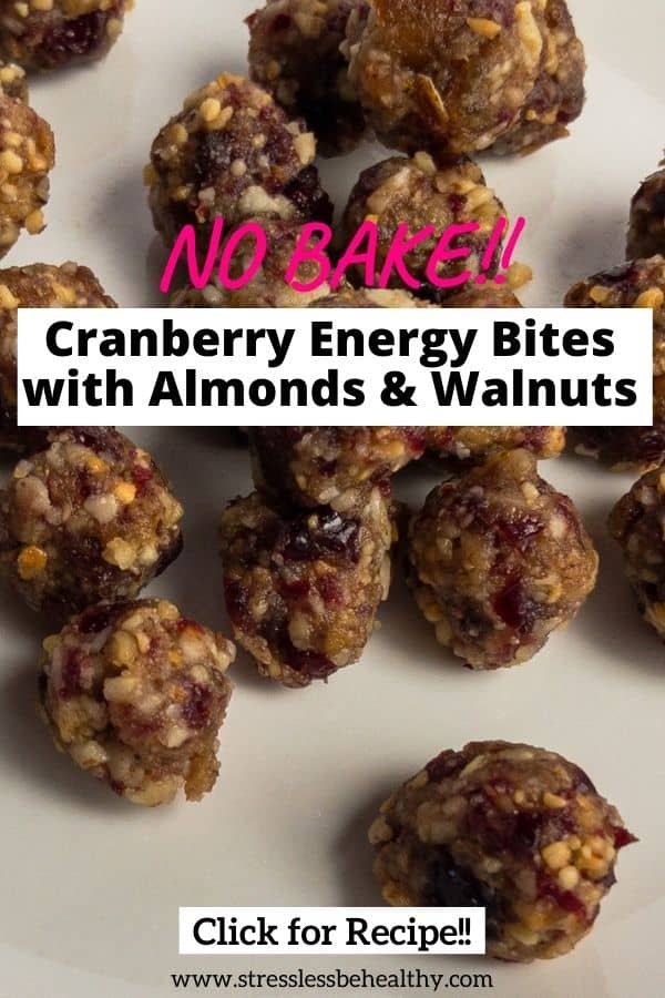 cranberry energy bites