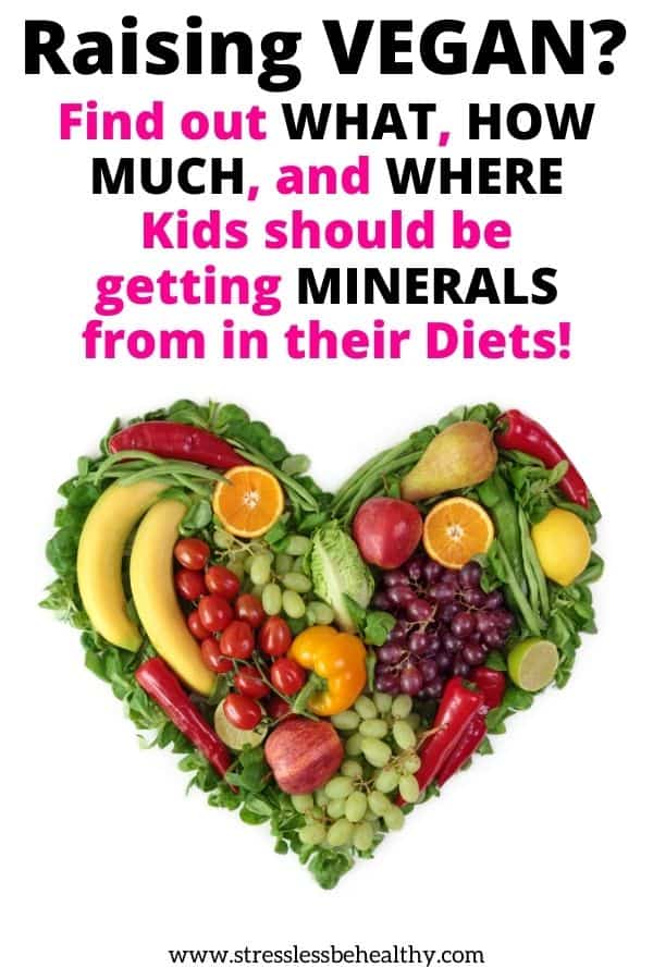 minerals for vegan kids