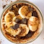 Chocolate Peanut Butter Overnight Oats [Vegan]