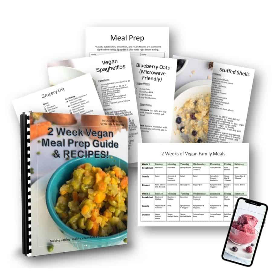 kid approved vegan family meal plan, guide, & recipes