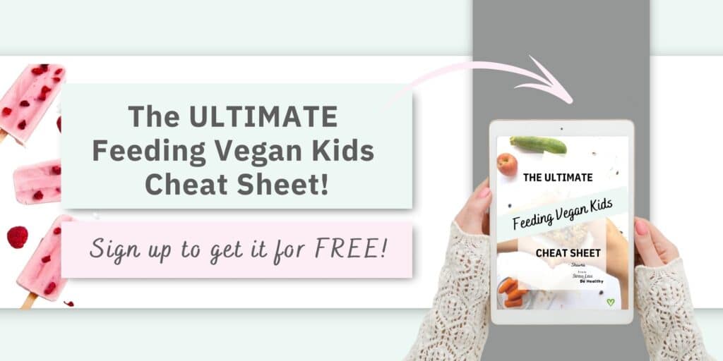 feeding vegan kids cheat sheet 1