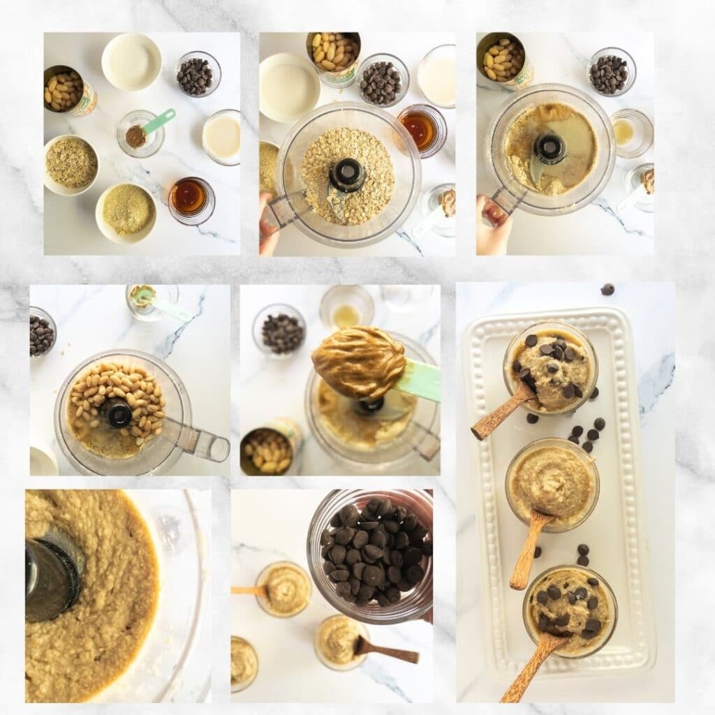 white bean cookie dough picture directions