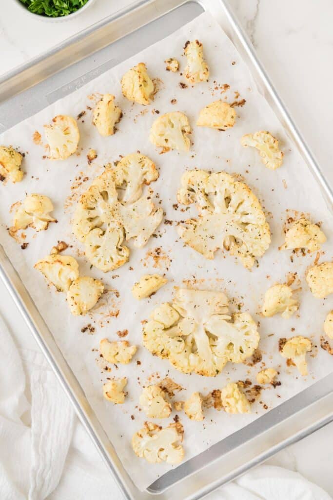 Roasted cauliflower.