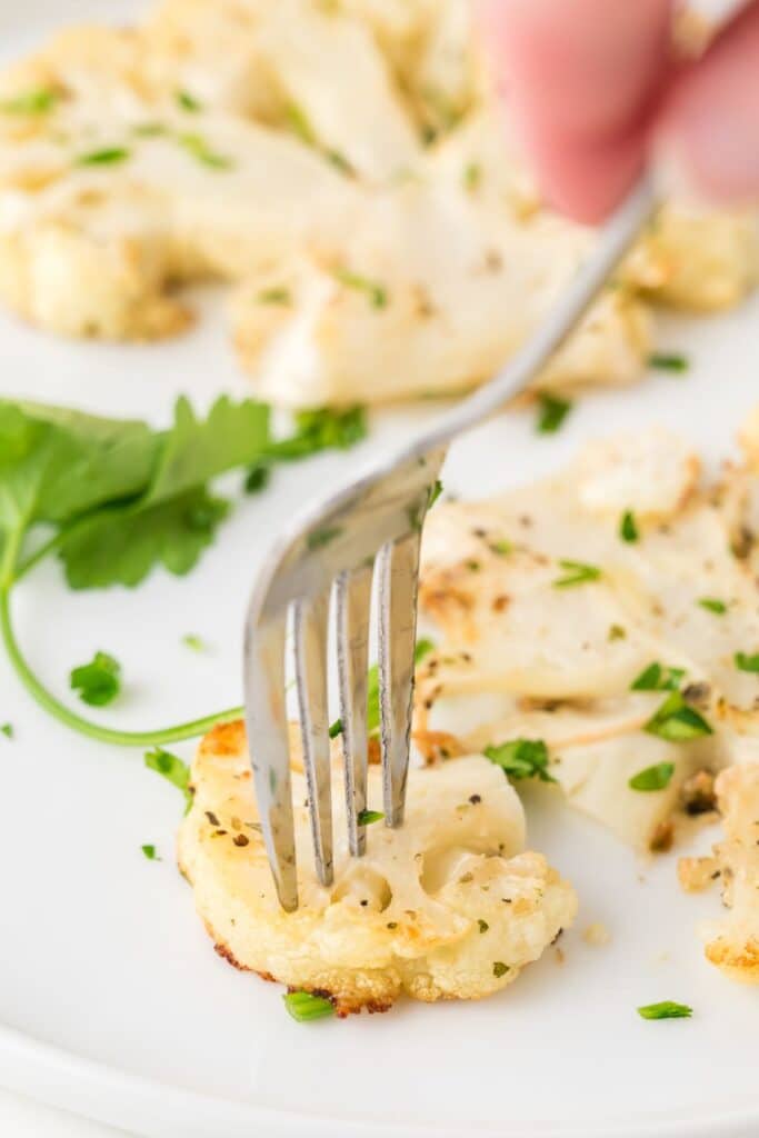 Roasted cauliflower.