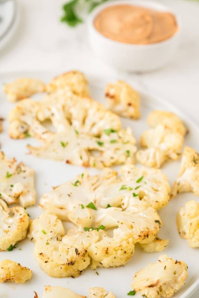 Roasted cauliflower.