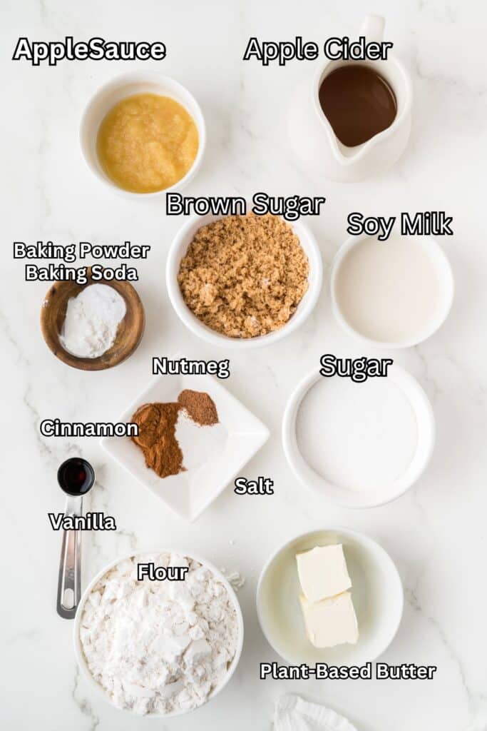 Vegan Apple Cider Donuts ingredient photo.